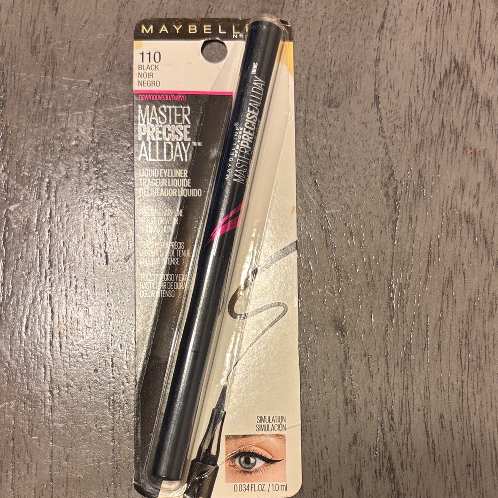 Maybelline liquid black eyeliner
